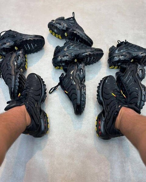 Chaussures de sport noires unisexes