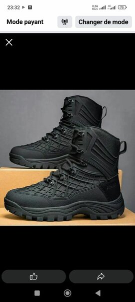 Bottes de randonnée robustes