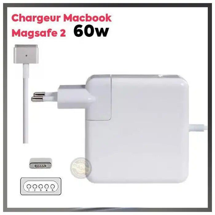 Chargeur MacBook Magsafe 2 60W