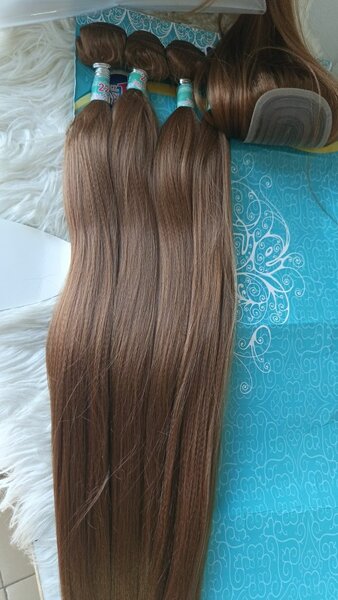 Extensions de cheveux lisses