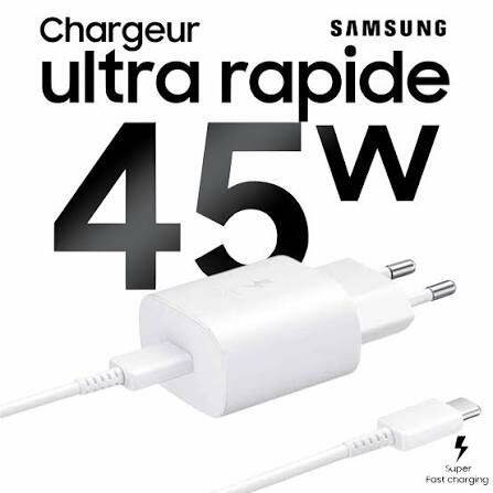 Chargeur ultra rapide 45W Samsung