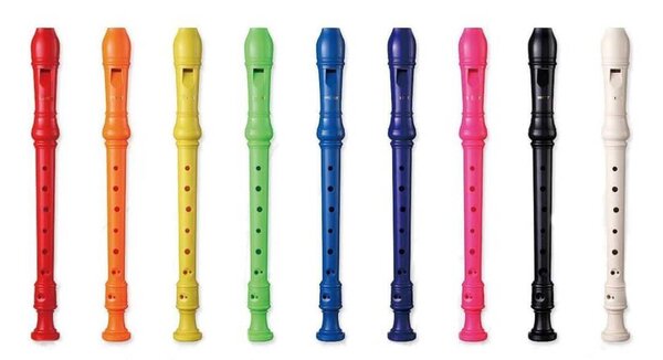 Flûte à bec en caoutchouc