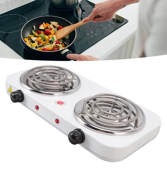 Plaque chauffante double électrique