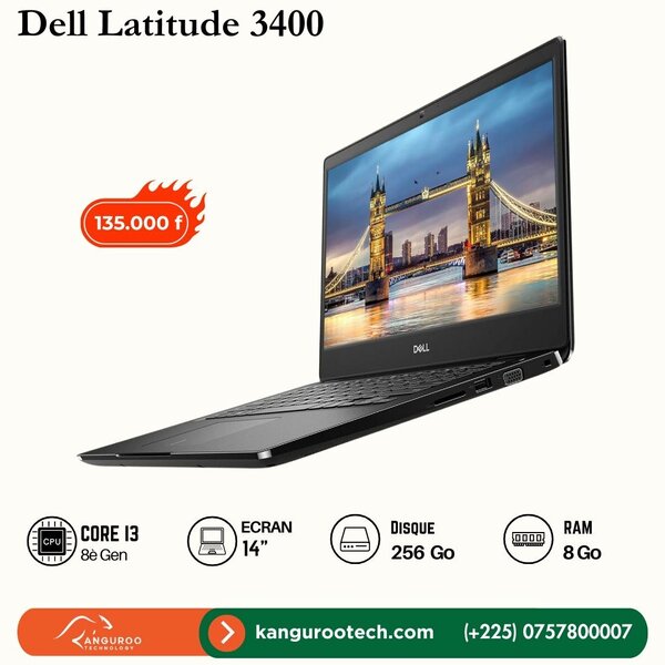 Dell Latitude 3470 14" i3 8Go