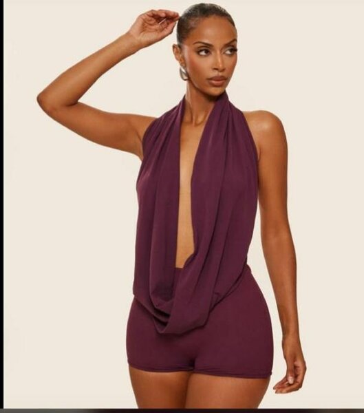 Combishort sexy violet