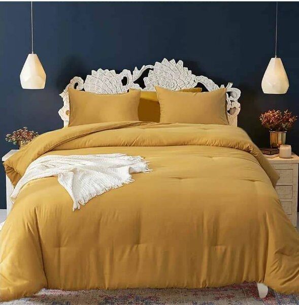 Couette jaune élégante