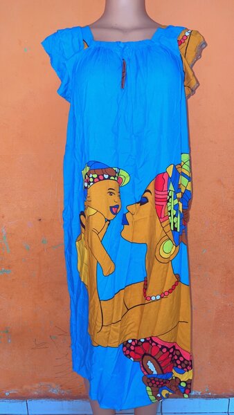 Robe Kaftan Colorée Ethnique