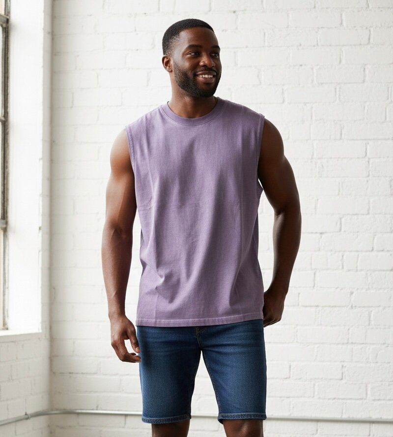 T-shirt vintage sans manches