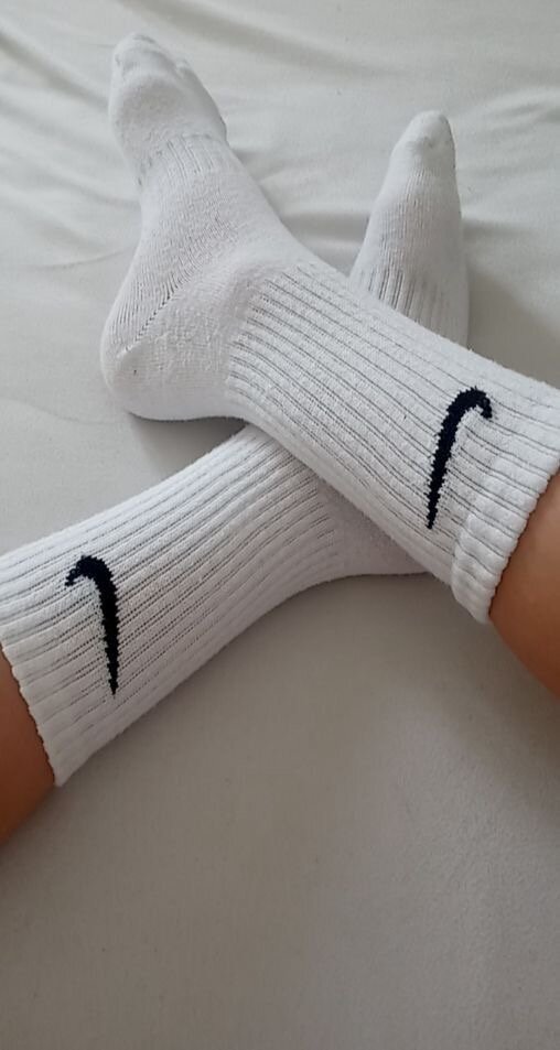 Chaussettes blanches sport Nike