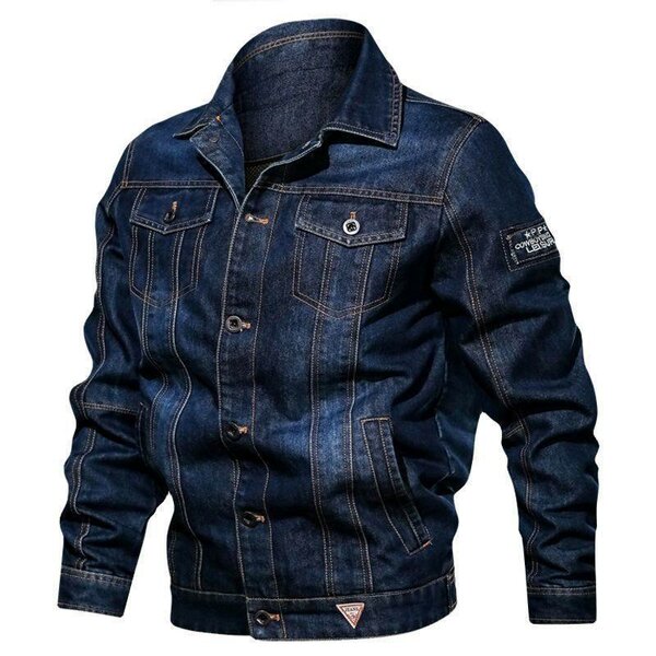 Veste en jean décontractée homme