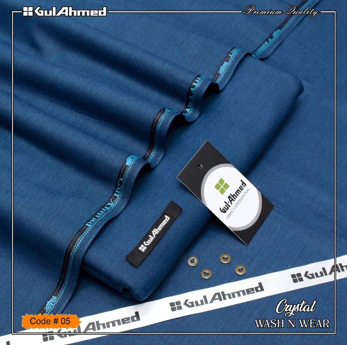 Gul Ahmed wash and wear for men