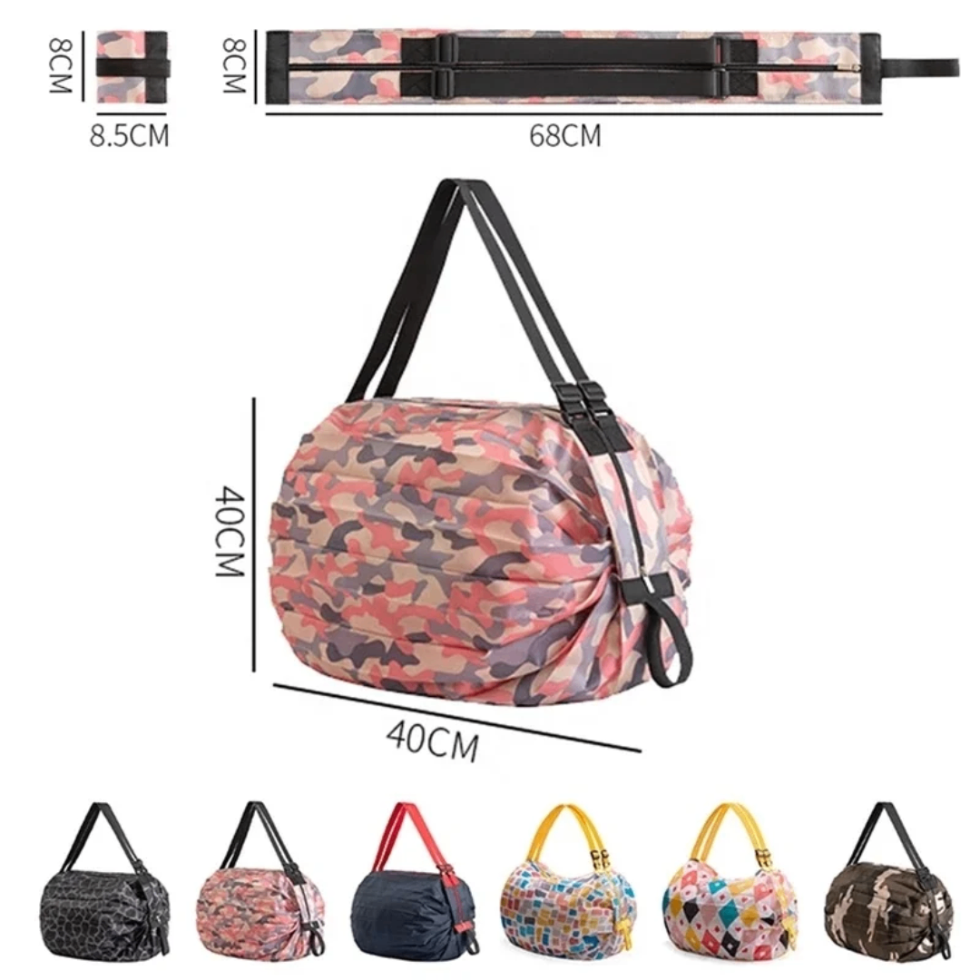 Sac de sport camouflage pliable