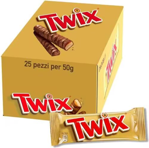 Twix Barre Chocolatées 50g