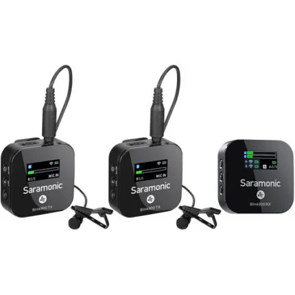 Saramonic Blink 900 B2 2-Person Wireless Omni Lavalier Microphone System (Without Charging Case)