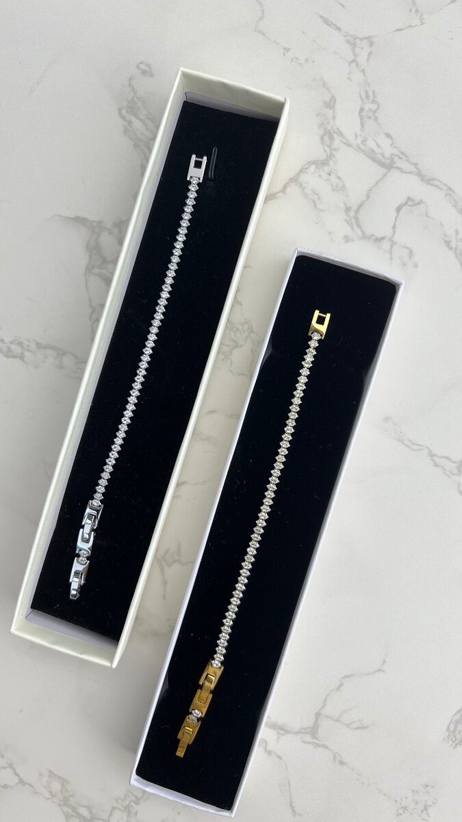 Bracelet en or avec diamants