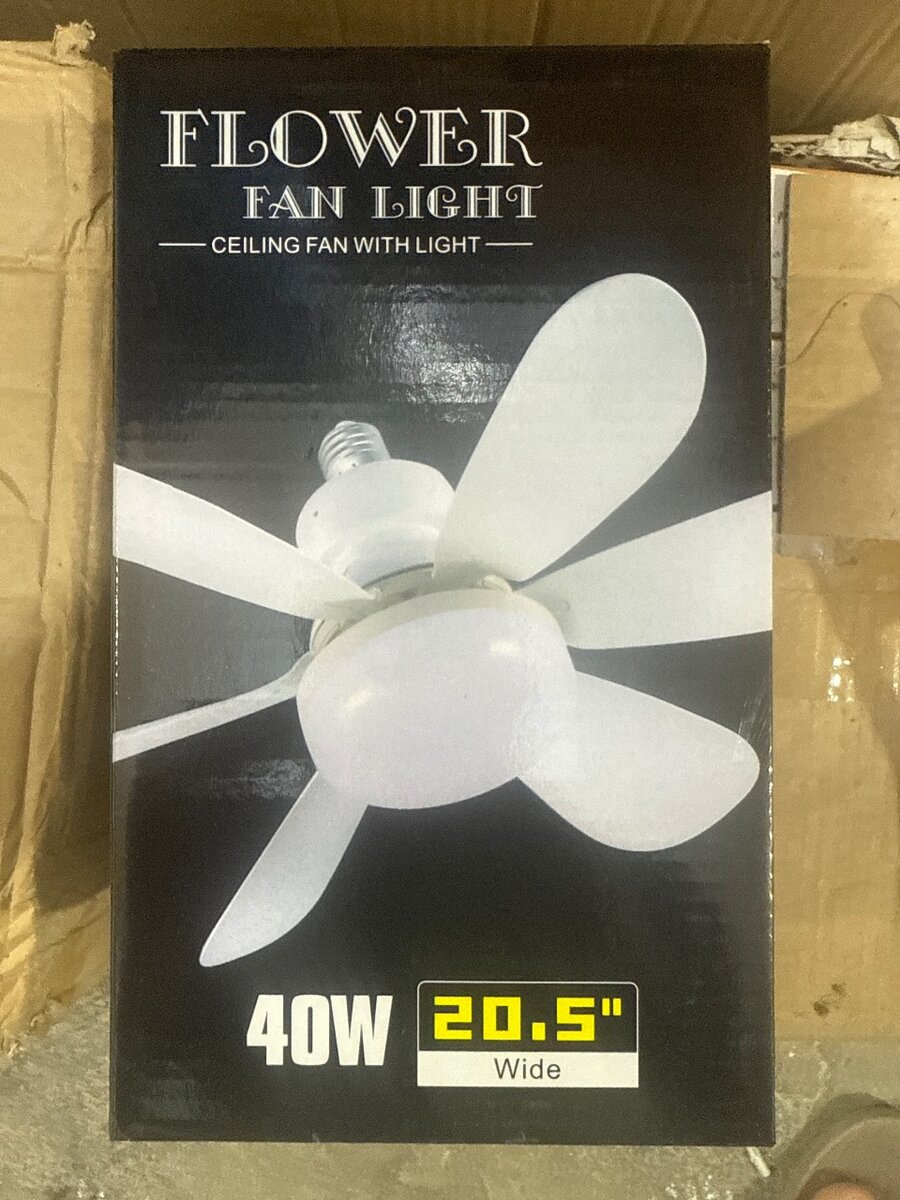 Ventilateur  avec lumière