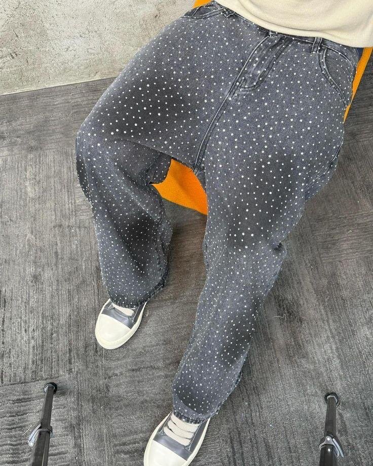 Jeans stylés avec motifs