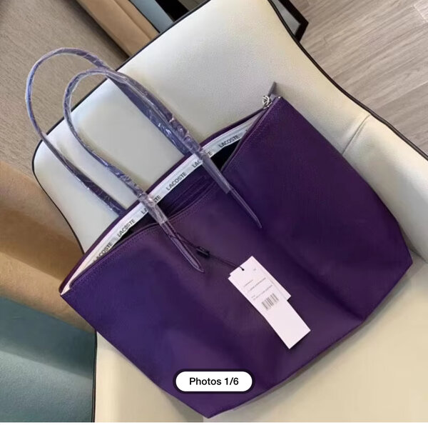 Sac fourre-tout violet élégant