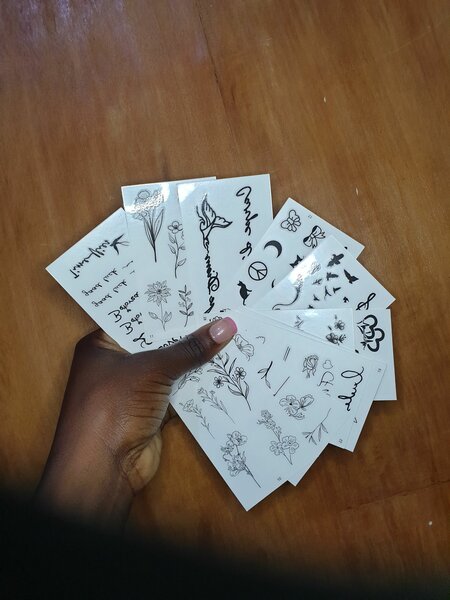 Temporary tattoo stickers