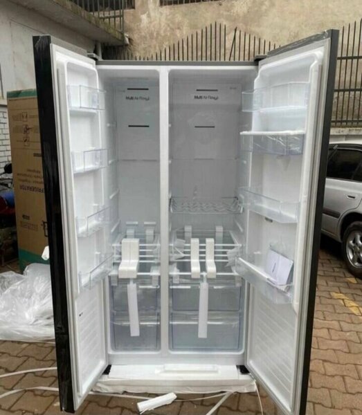 Hisense side by side double door with dispenser