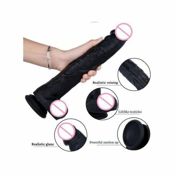 Dildo réaliste avec ventouse