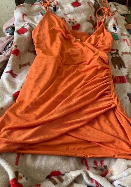 Robe d'été orange