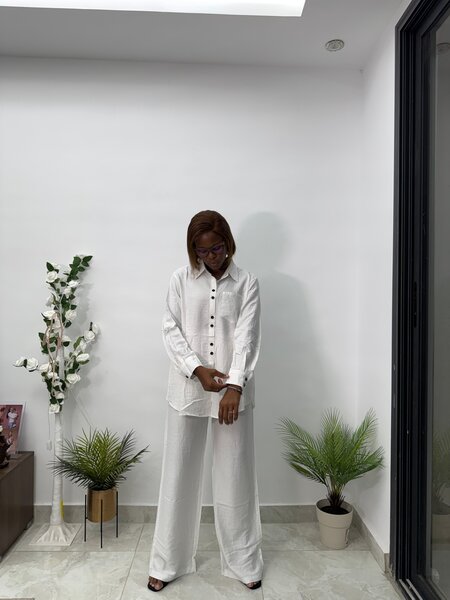 Ensemble Chemise et Pantalon Femme Élégant