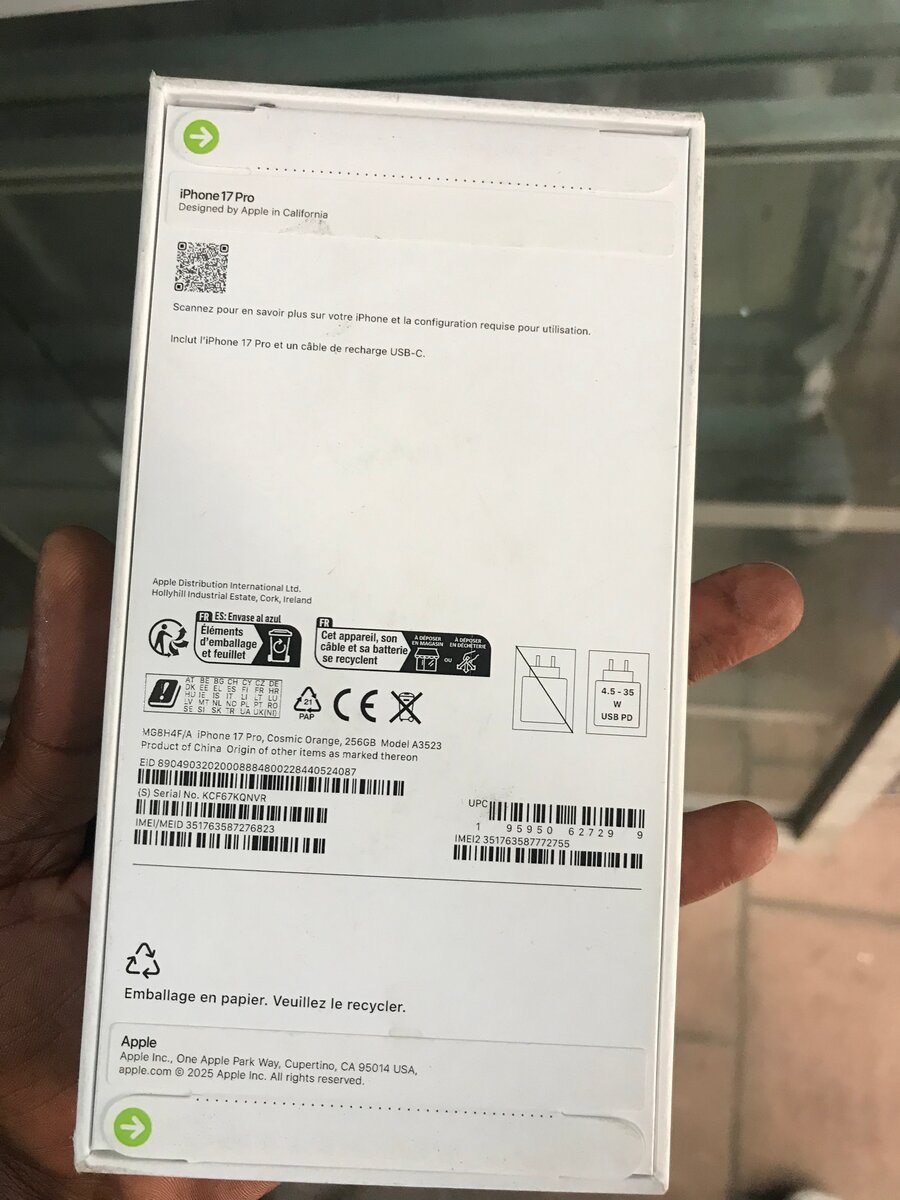 iPhone 17 Pro 256 Go