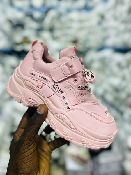 Baskets roses tendance femme