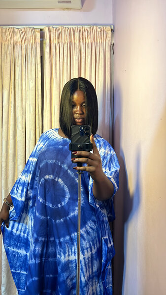 Boubou caftan coloré ethnique