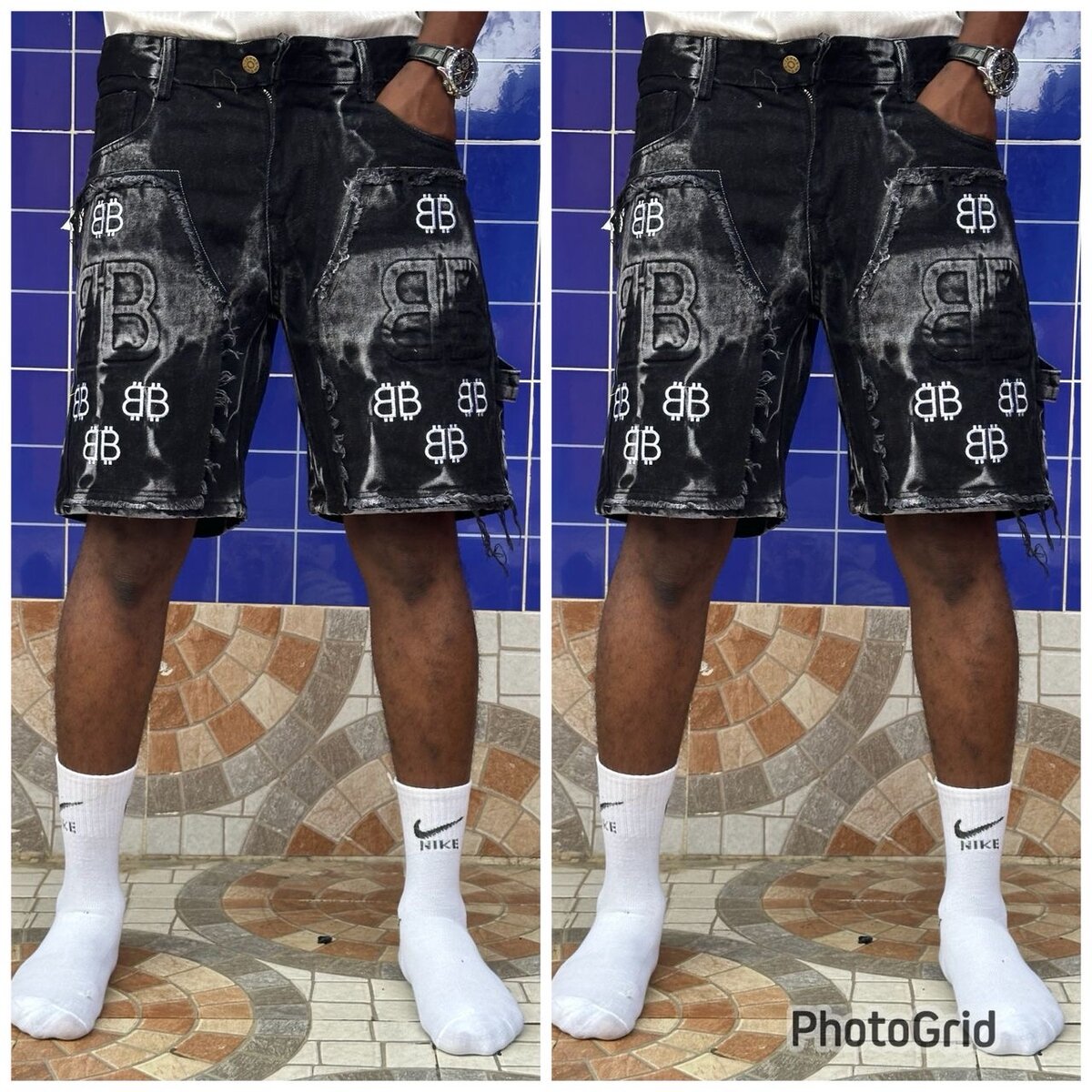 Shorts en jean décontractés