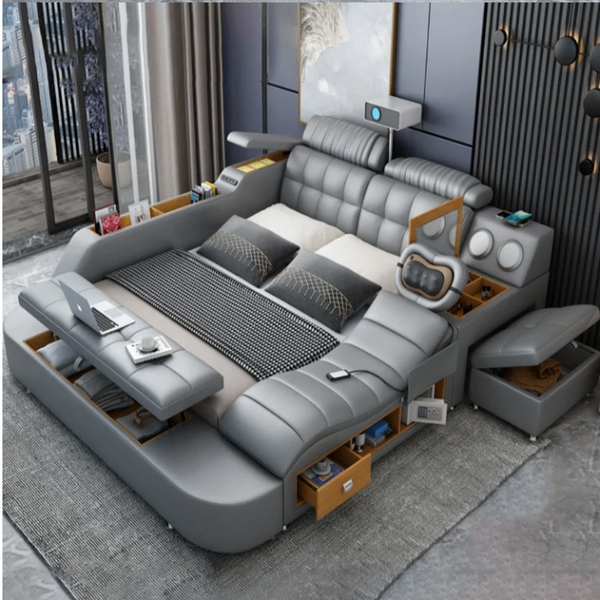 Lit design moderne avec rangement