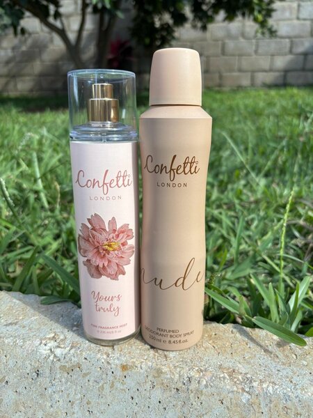 Body mist 150 each deodorant spray 100