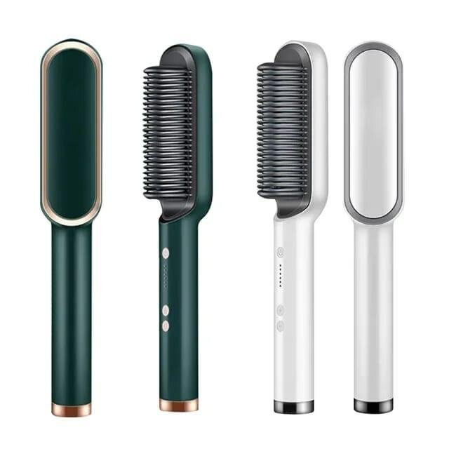 Peigne chauffant lissant