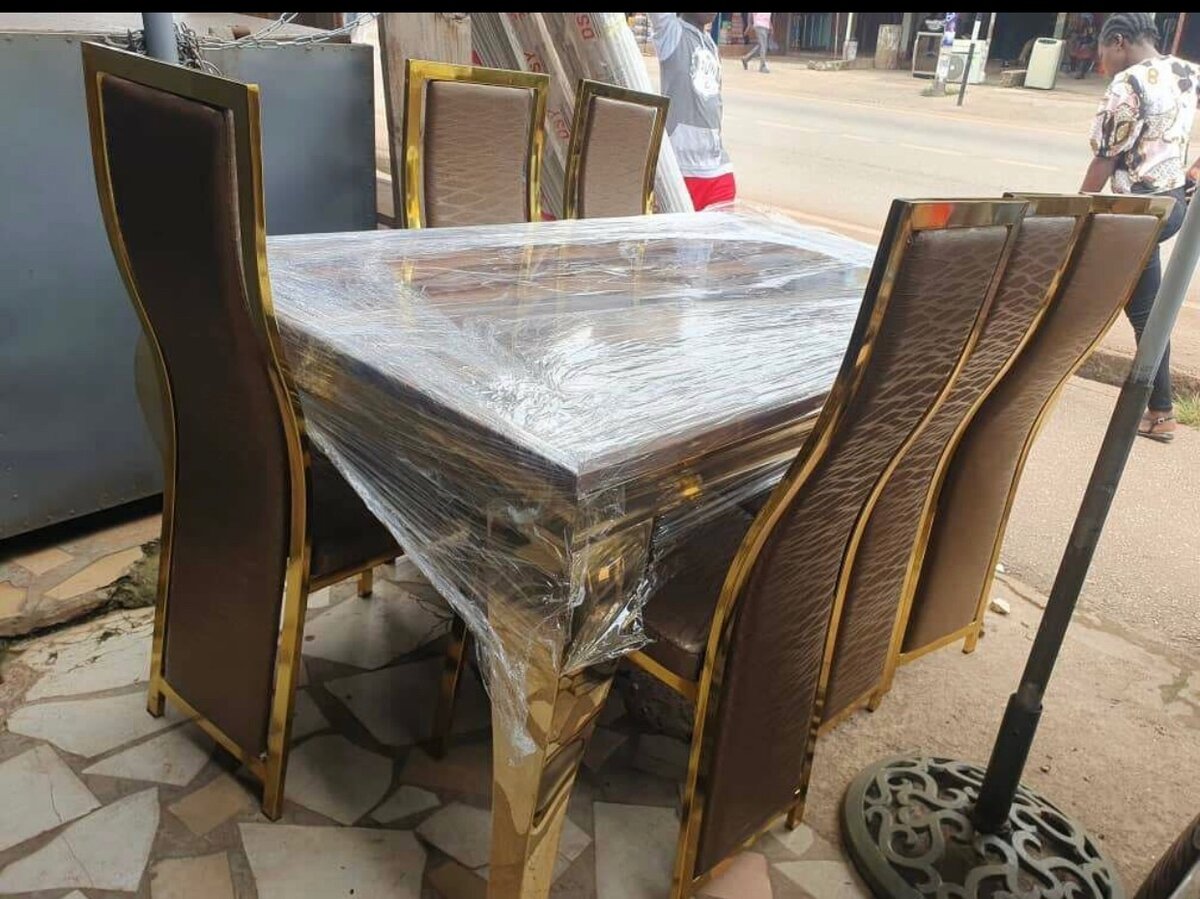 Marble Top Dinner Table