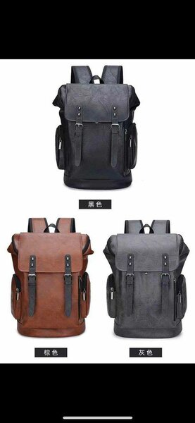 Large Capacity Backpack With Inner Zipper Pocket