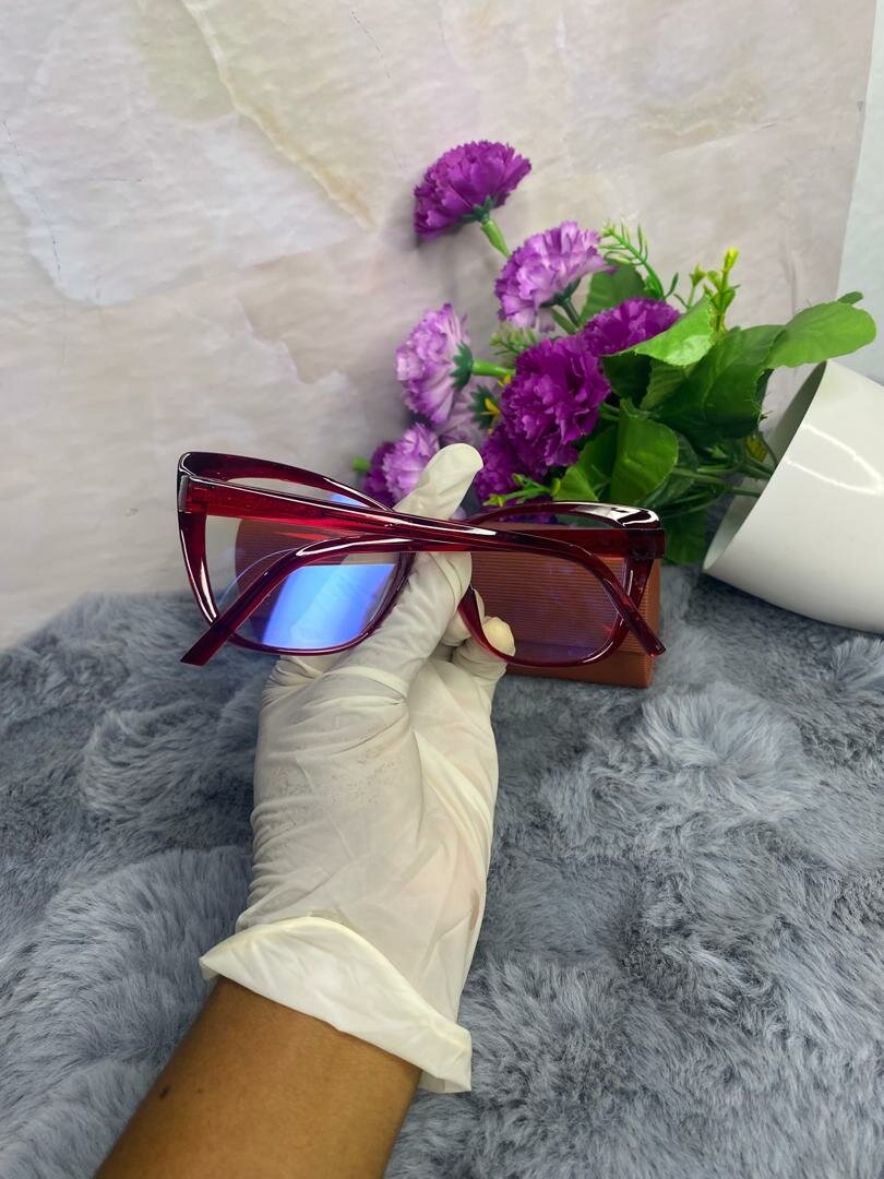 Lunettes de vue rouges tendance