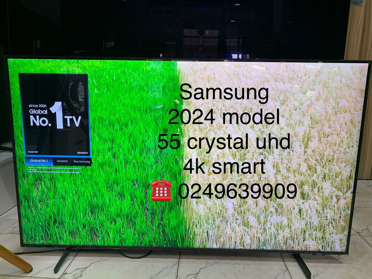 2024 Samsung crystal uhd HDR 4k smart tv