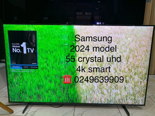 2024 Samsung crystal uhd HDR 4k smart tv