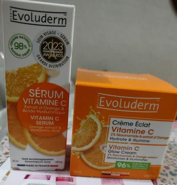 Evoluderm Sérum & Crème Éclat Vitamine C