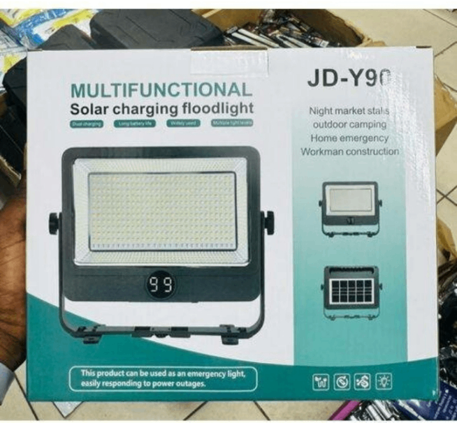 Projecteur LED rechargeable solaire JD-Y90