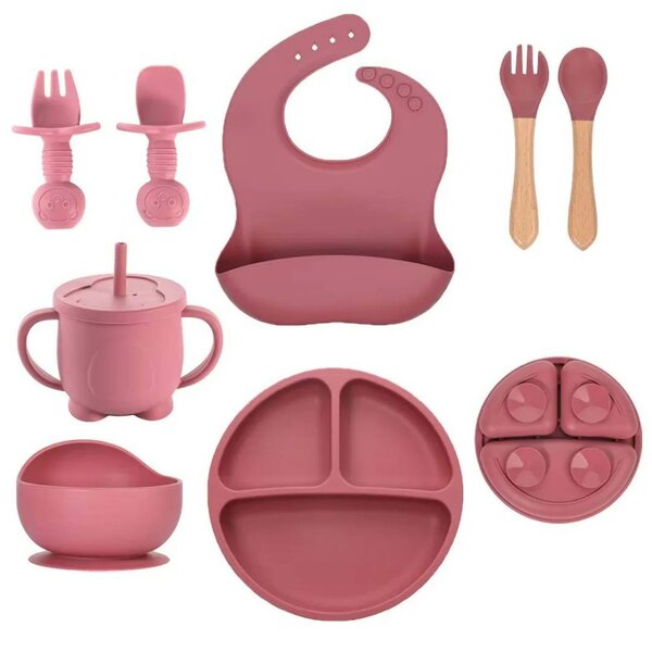 Ensemble Vaisselle Bébé Silicone