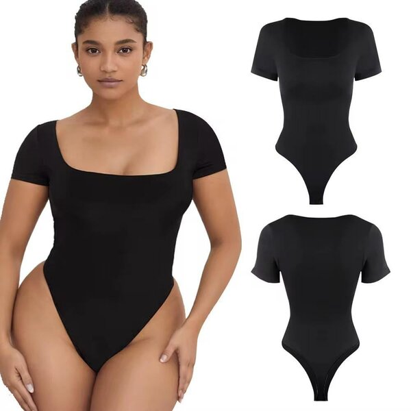 Body noir pour femme