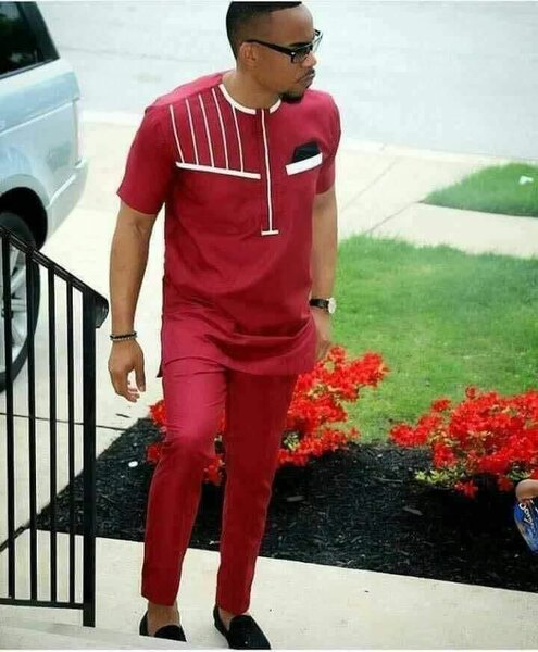 Tunique Homme Élégante Afr XXL