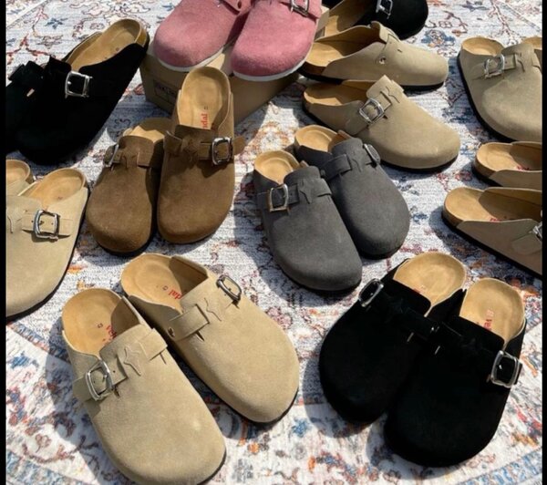 Chaussures confort en daim