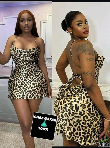 Robe Évasée Imprimé Léopard