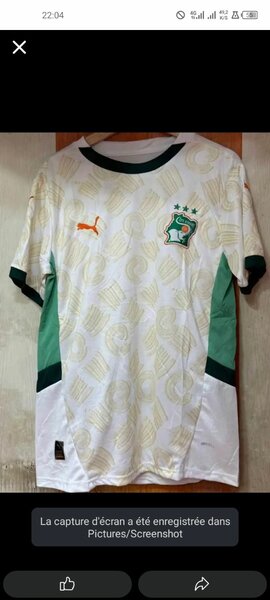 Maillot de football ivoirien