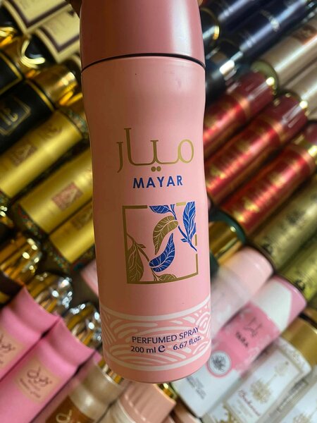 Perfumed deodorant spray Arabic