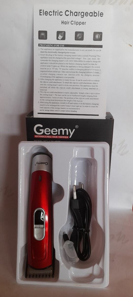 Tondeuse Rechargeable Geemy