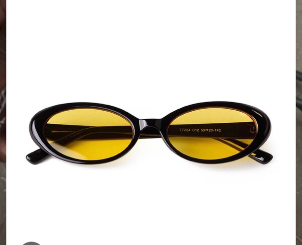 Lunettes de soleil rondes noires